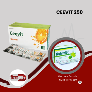 Ceevit Vitamin C Tablets 250 mg.