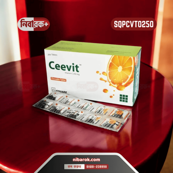 Ceevit Vitamin C Tablets 250 mg.