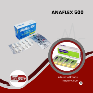 ANAFLEX 500 tablet front packaging