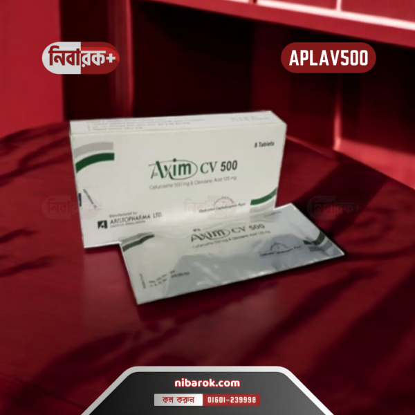 Axim CV 500 tablets by Aristopharma Ltd.