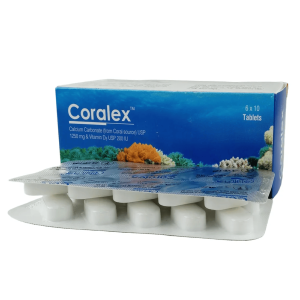 Coralex Calcium and Vitamin D3 tablets by ACME Laboratories