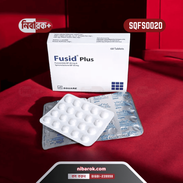 Headlines with Paragraphs Generic Furosemide and Spironolactone are the active components in the medication Fusid Plus 20, commonly used to treat conditions like hypertension and edema. Description Fusid Plus 20 combines two potent diuretics, Furosemide and Spironolactone, each serving distinct roles in managing fluid retention and blood pressure regulation. Benefits The combination of Furosemide and Spironolactone offers a synergistic effect that enhances fluid excretion while minimizing potassium loss, effectively managing hypertension and fluid-related conditions. Ingredients Each tablet of Fusid Plus 20 contains 20 mg of Furosemide and 50 mg of Spironolactone. Uses and Doses Adults are recommended to take 1 to 4 tablets of Fusid Plus 20 daily, depending on their medical condition and doctor’s advice. Side Effects Common side effects include electrolyte imbalance, gastrointestinal issues, dizziness, and potential severe effects like hyperkalemia and cardiac arrhythmias. How to Use Tablets should be taken as directed by a healthcare provider, with adjustments made based on treatment response and side effects. Pregnancy & Lactation Fusid Plus 20 is not recommended during pregnancy and lactation due to potential risks to the mother and fetus, including fetal abnormalities and excretion in breast milk. Precautions and Warnings Patients with conditions like renal impairment, hypotension, and electrolyte imbalances should use Fusid Plus 20 with caution. Safety Information It is crucial to monitor for signs of electrolyte disturbances and consult a healthcare provider regularly while on this medication. Indications Fusid Plus 20 is indicated for essential hypertension, congestive heart failure, hepatic cirrhosis with ascites, and resistant edema with secondary hyperaldosteronism. Pharmacology The pharmacological action of Fusid Plus 20 involves the inhibition of sodium reabsorption in the kidneys while sparing potassium, thus managing fluid retention and hypertension. Therapeutic Class This medication belongs to the class of potassium-sparing diuretics and aldosterone antagonists. Storage Conditions Store Fusid Plus 20 below 30°C, away from light and moisture, and out of reach of children. 3 FAQ Can Fusid Plus 20 be used in children? Fusid Plus 20 is not recommended for use in children due to varying excretion rates and potential for greater sensitivity to its effects. What should I do if I experience severe side effects? Discontinue use and seek immediate medical attention if severe side effects like hyperkalemia or severe hypotension occur. Can I take Fusid Plus 20 with other medications? Some medications can interact with Fusid Plus 20, such as ACE inhibitors and NSAIDs, potentially leading to adverse effects. Always consult your healthcare provider before combining therapies. Disclaimer This information is provided as an educational resource and should not substitute professional medical advice, diagnosis, or treatment. Always consult your healthcare provider for more details regarding this medication. Alt Text Image of a blister pack of Fusid Plus 20 tablets showing distinct blue and white capsules