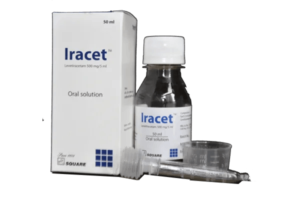 Bottle of Iracet 500mg/5ml Syrup
