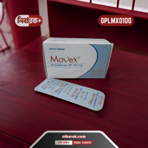 A detailed guide and infographic on Movex 100 tablets, highlighting key aspects such as benefits, usage, and safety information.