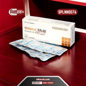 Image of a blister pack of Nidipine SR tablets.