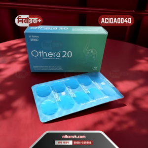 Blister pack of Othera 20 tablets showing dosage information.