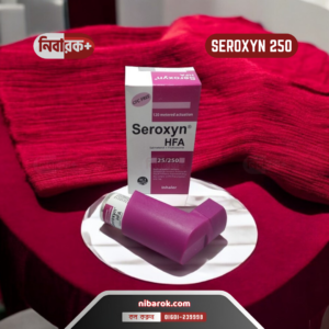 Seroxyn HFA 25/250 inhaler, used for asthma and COPD treatment.