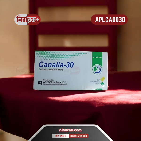 Canalia 30mg capsules in a blister pack.