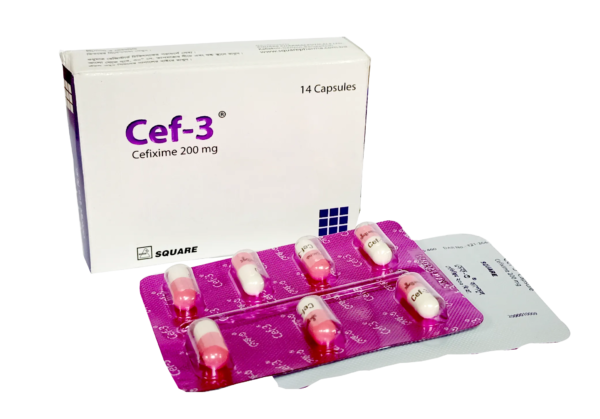 Cef-3 200 MG capsules in blister pack