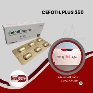 Cefotil Plus 250 tablet package.