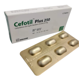 Cefotil Plus 250 tablet package.