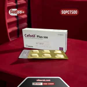 Cefotil Plus 500 Tablet box containing 500mg Cefuroxime and 125mg Clavulanic Acid