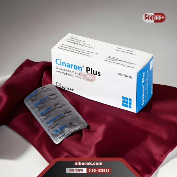 Cinaron Plus tablets in a blister pack.