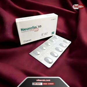 "Neurolin 50 Capsule packaging from Square Pharmaceuticals."