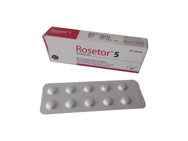 Rosetor 5 Tablet Packaging