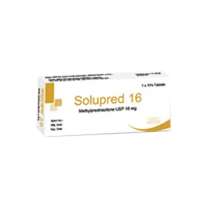 Solupred 16 tablet packaging