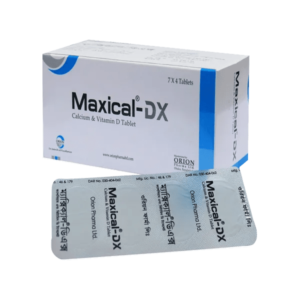 Maxical-DX Tablet - A calcium and vitamin D supplement for bone health.