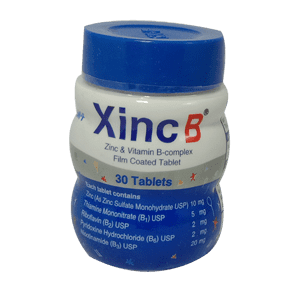 Xinc B Syrup and Tablets – Vitamin B and Zinc supplement for deficiencies