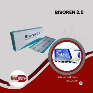 Bisoren 2.5 Tablet Packaging