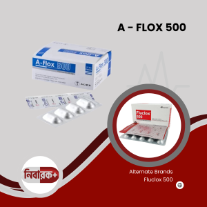 a flox 500 tablet front view