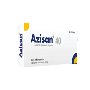 A blister pack of Azisan 40mg tablets.