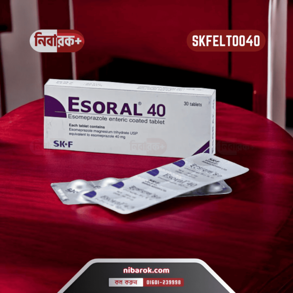 ESORAL-40-TABLETS SKFELT0040, NIBAROK