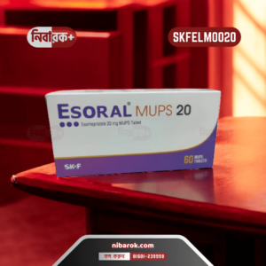 Esoral Mups 20 Tablet - Esomeprazole Magnesium 20mg - by SK+F