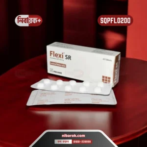 Flexi SR 200mg extended-release tablet pack for pain and inflammation relief.