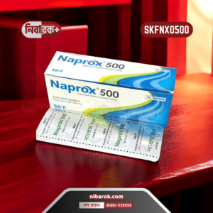 Image of Naprox 500 tablets, a non-steroidal anti-inflammatory drug used for pain and inflammation relief.