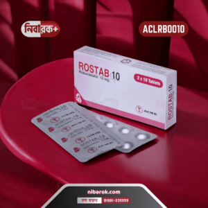 Image of Rostab 10 Tablet pack by The ACME Laboratories Ltd., containing Rosuvastatin 10 mg.