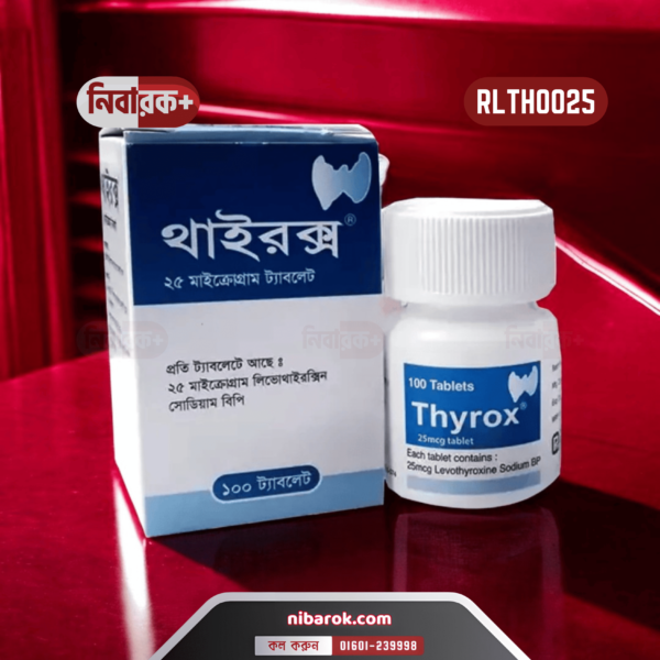 THYROX-25-MCG RLTH0025 ,NIBAROK