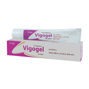 Image of Vigogel 15 gm ointment from The IBN SINA Pharmaceutical Industry Ltd, used for treating genital laxity, sexual weakness, and penile curvature.