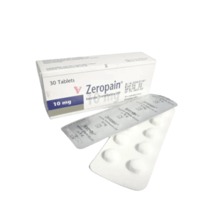 A tablet of Zeropain containing 10 mg of Ketorolac Tromethamine, manufactured by Healthcare Pharmaceuticals Ltd.