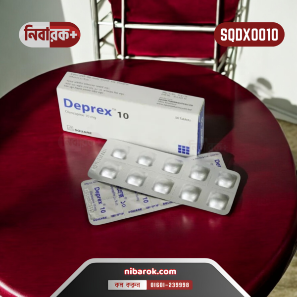 Deprex 10 Tablet – Atypical antipsychotic for treating schizophrenia and bipolar disorder.