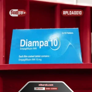 Diampa 10 Tablet with packaging and Renata Pharma branding.