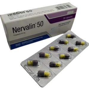 Image of Nervalin 50 Capsule Pack, Pregabalin 50mg from Beximco Pharmaceuticals"