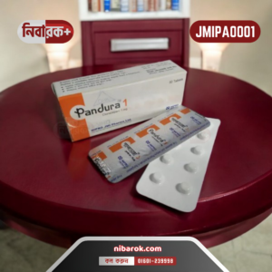 Pandura 1 Tablet by Nipro JMI Pharma Ltd, Clonazepam 1mg for epilepsy and anxiety relief.