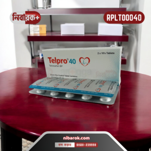 Image of Telpro 40 tablets in blister packaging from Renata Pharma Ltd.