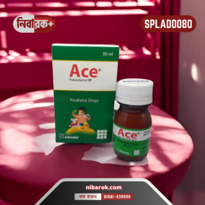 Ace Pediatric Drops 30ml bottle with dosage instructions on the label."