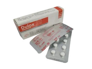 Dulox 20 tablet pack featuring dosage information.