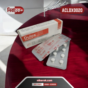 Dulox 20 tablet pack featuring dosage information.