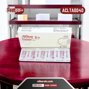 A blister pack of Telisa 40 tablets showing the clear branding by ACME Laboratories Ltd. and the dosage prominently displayed.