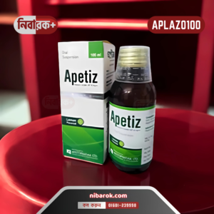 Bottle of Apetiz syrup with clear labeling and dosage instructions.