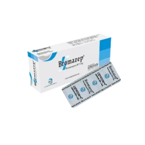 Bromazep 3 tablet blister pack with dosage details and manufacturer information.