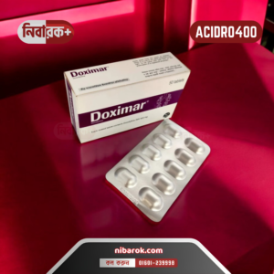 Doximar 400 tablet packaging for respiratory treatment.