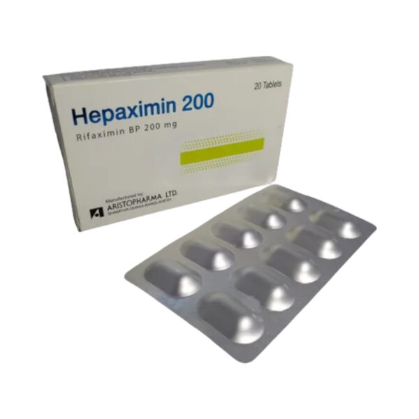 Hepaximin 200 Rifaximin 200mg tablet by Aristopharma Ltd.