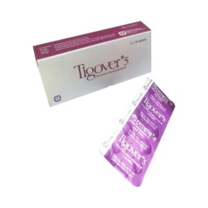 Tigover 5 mg tablet packaging, a Flunarizine-based migraine and vertigo medication by Renata Pharma Ltd.