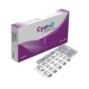 Cystnil 150 tablet image with clear label from ACME Laboratories