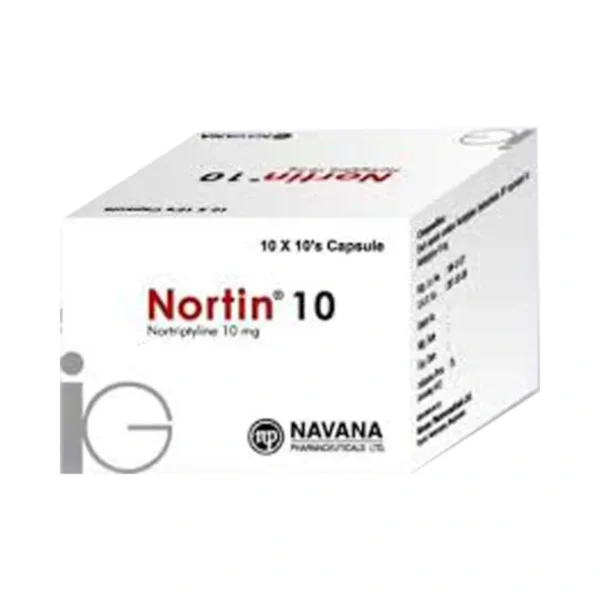 Nortin 10 capsule image.