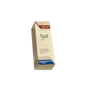 Tycil powder for suspension container image.